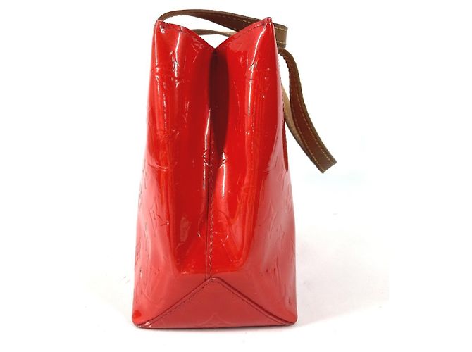 Borsa Tote PM in Monogram Vernis Louis Vuitton Rosso - vista 4