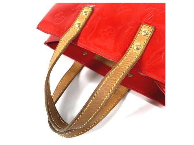 Borsa Tote PM in Monogram Vernis Louis Vuitton Rosso - vista 8