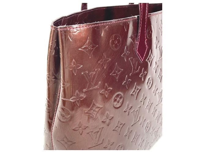 Louis Vuitton Monogram Vernis Wilshire MM Tasche Lila - Ansicht 11
