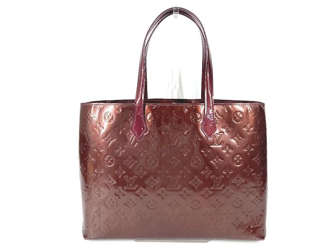 Louis Vuitton Monogram Vernis Wilshire MM Tasche Lila - Ansicht 2