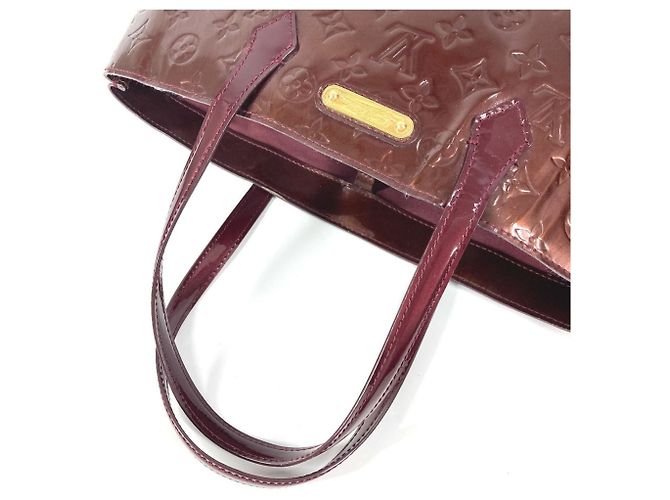 Louis Vuitton Monogram Vernis Wilshire MM Tasche Lila - Ansicht 8