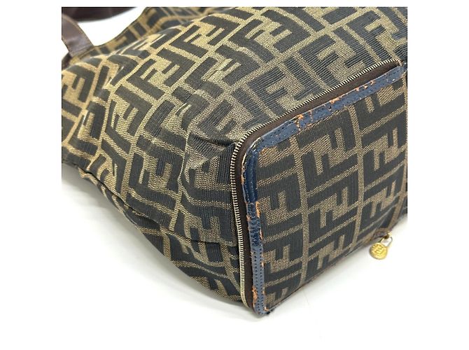 Borsa Eco-Zucca Fendi e Borsa Tote Marrone - vista 5
