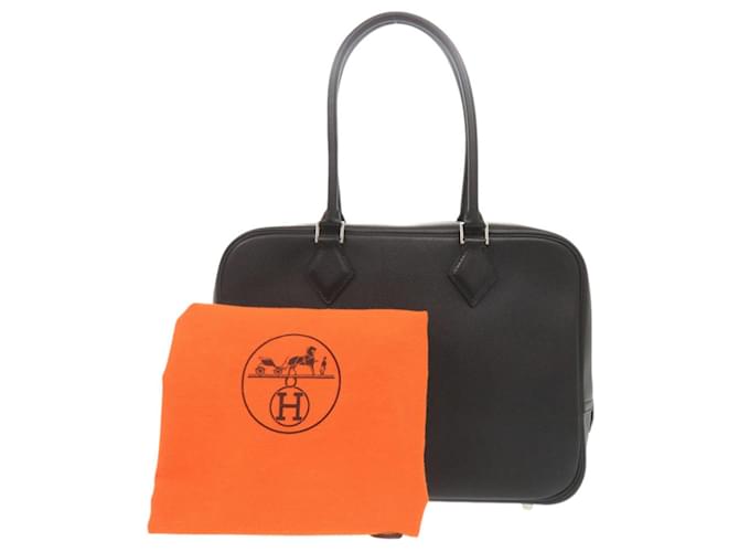 Borsa Hermès Plume 28 Nera Nero - vista 2