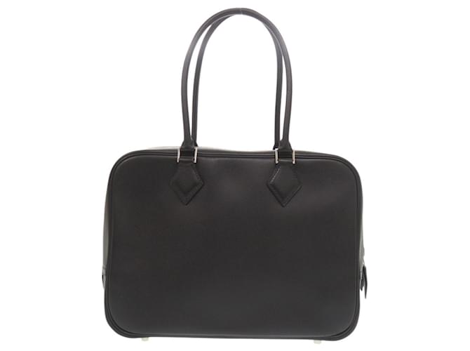 Borsa Hermès Plume 28 Nera Nero - vista 3