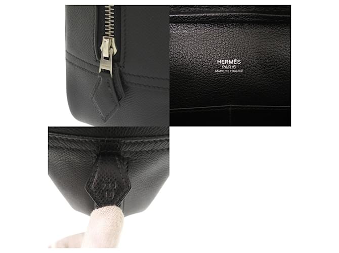 Borsa Hermès Plume 28 Nera Nero - vista 8