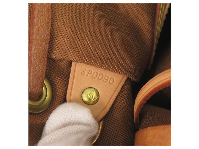 Zaino Montsouris MM Monogram Louis Vuitton Marrone Monogramma - vista 10