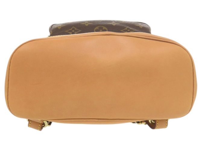 Zaino Montsouris MM Monogram Louis Vuitton Marrone Monogramma - vista 3
