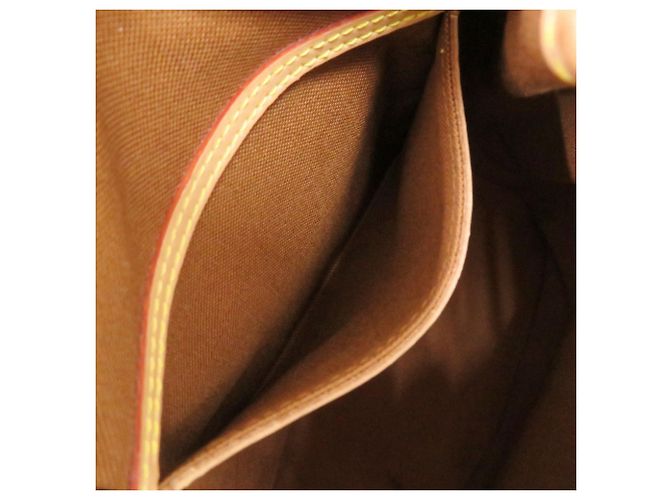 Zaino Montsouris MM Monogram Louis Vuitton Marrone Monogramma - vista 6