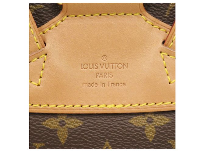 Zaino Montsouris MM Monogram Louis Vuitton Marrone Monogramma - vista 9