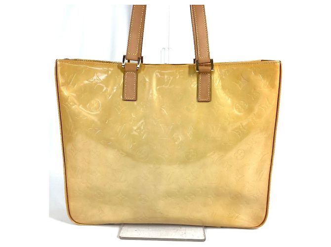 Louis Vuitton Monogram Vernis Columbus Tote Bag Beige - Ansicht 3