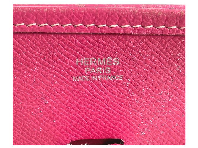 Bolsa Hermès Evelyne 1 PM em Rosa Tyrien - vista 11