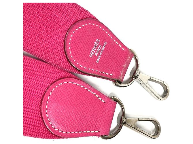 Bolsa Hermès Evelyne 1 PM em Rosa Tyrien - vista 17