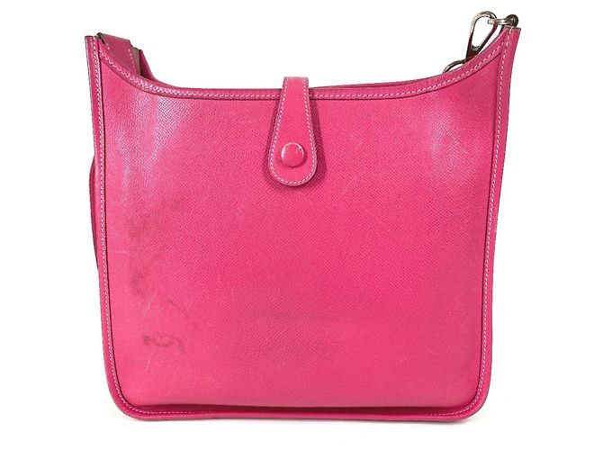 Bolsa Hermès Evelyne 1 PM em Rosa Tyrien - vista 2