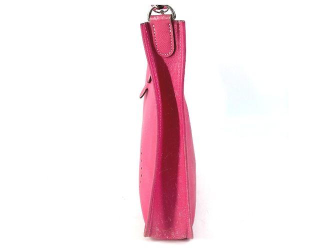 Bolsa Hermès Evelyne 1 PM em Rosa Tyrien - vista 3