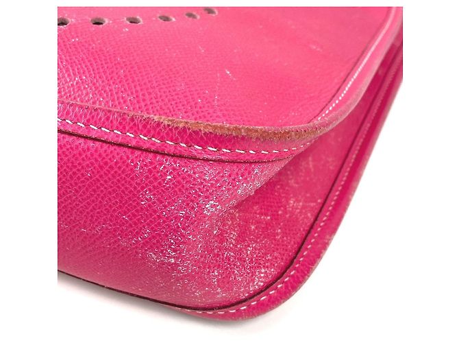 Bolsa Hermès Evelyne 1 PM em Rosa Tyrien - vista 6