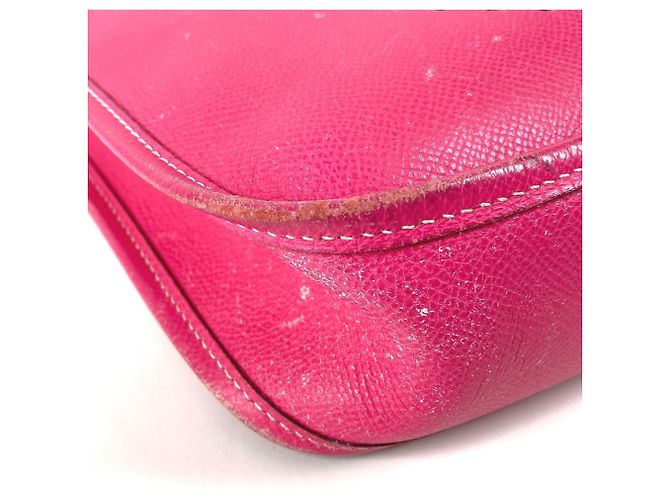 Bolsa Hermès Evelyne 1 PM em Rosa Tyrien - vista 7