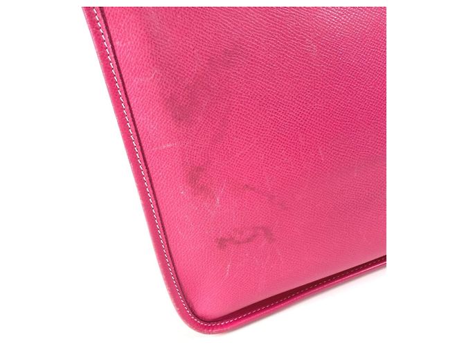 Bolsa Hermès Evelyne 1 PM em Rosa Tyrien - vista 9