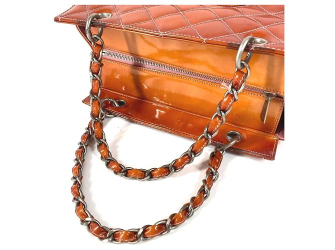 Bolsa CHANEL em matelassé acolchoado com logo CC Coco Rosa - vista 18