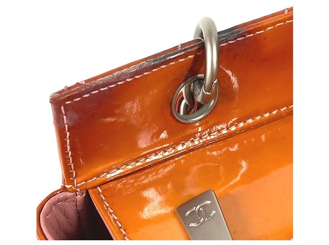 Bolsa CHANEL em matelassé acolchoado com logo CC Coco Rosa - vista 6