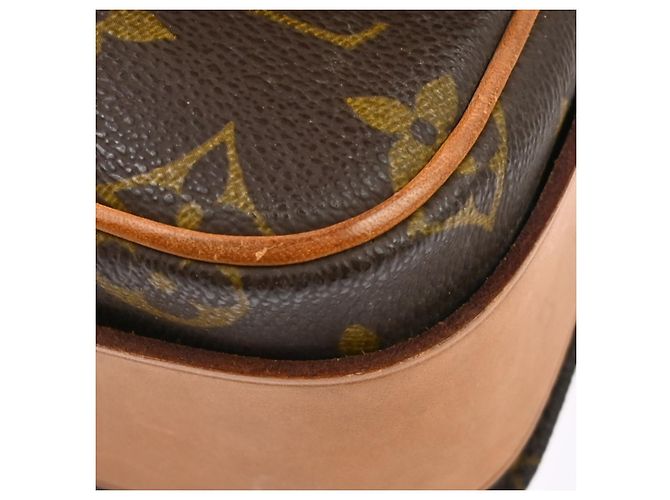 Borsa Cartouchiere Louis Vuitton Monogram Canvas MM Marrone - vista 6