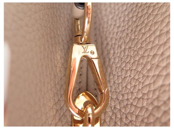 NUOVA BORSA A MANO LOUIS VUITTON CAPUCINES MM GRIGIO PIETRA BORSA ULTIMATE - vista 12