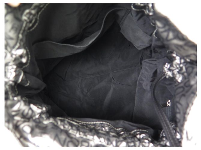 BORSO CHANEL 31 RUE CAMBON MONOGRAMMA NYLON ARGENTO - vista 7