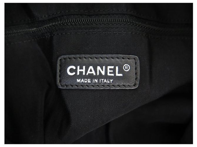 BORSO CHANEL 31 RUE CAMBON MONOGRAMMA NYLON ARGENTO - vista 9