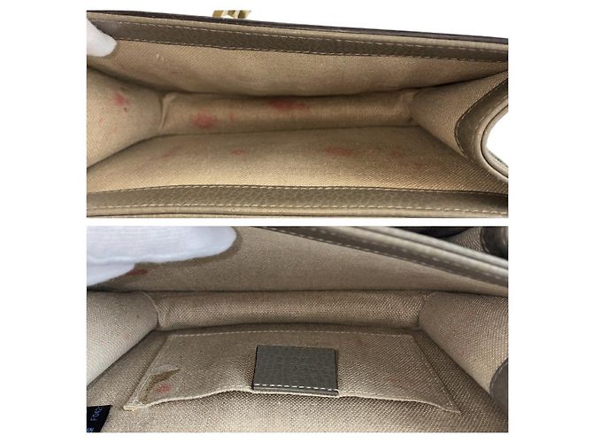 Borsa a Spalla in Pelle Interlocking G di Gucci Grigio - vista 10