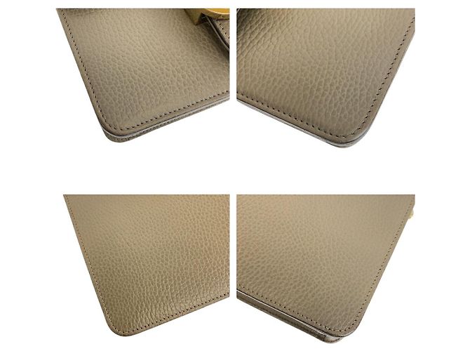 Borsa a Spalla in Pelle Interlocking G di Gucci Grigio - vista 4