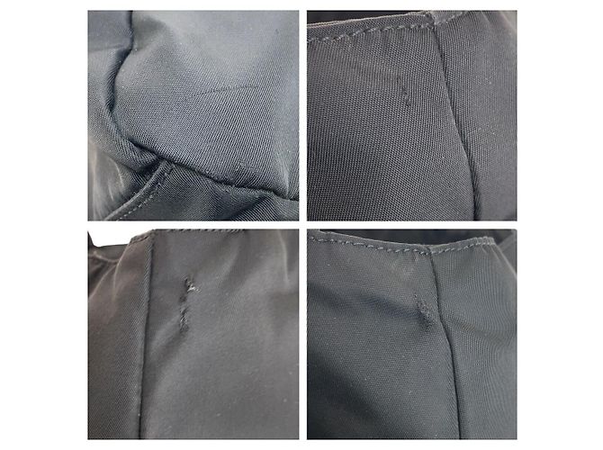 Prada Nylon Tessuto Logo Tote Bag Schwarz - Ansicht 5