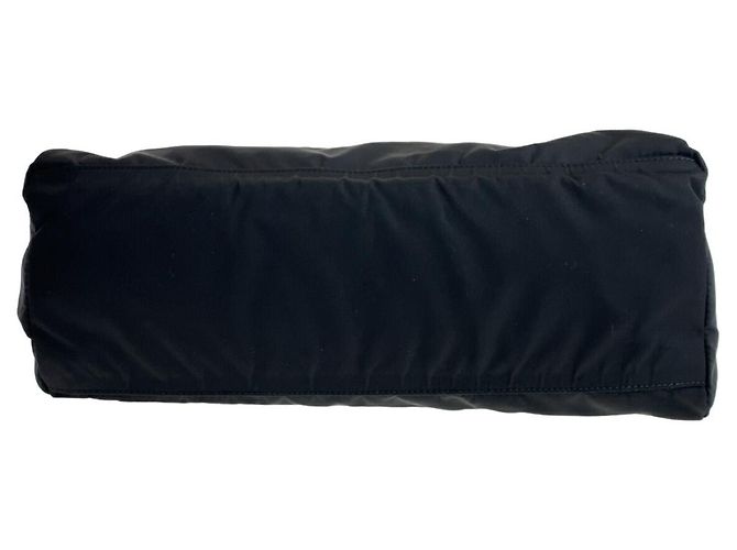 Prada Nylon Tessuto Logo Tote Bag Schwarz - Ansicht 9