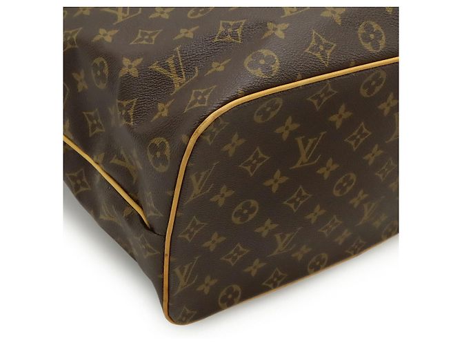 Borsa Tote Louis Vuitton Monogram Palermo GM Marrone - vista 3
