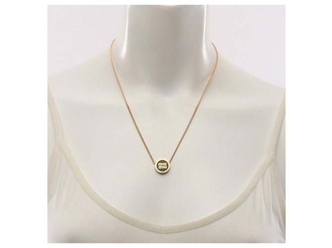 Collar chapado en oro Miu Miu - vista 2