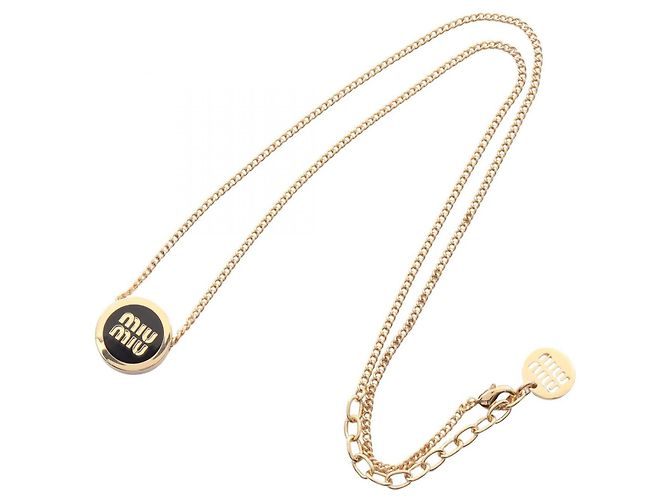 Collar chapado en oro Miu Miu - vista 3