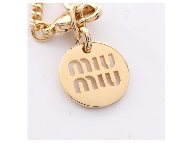 Collar chapado en oro Miu Miu - vista 5