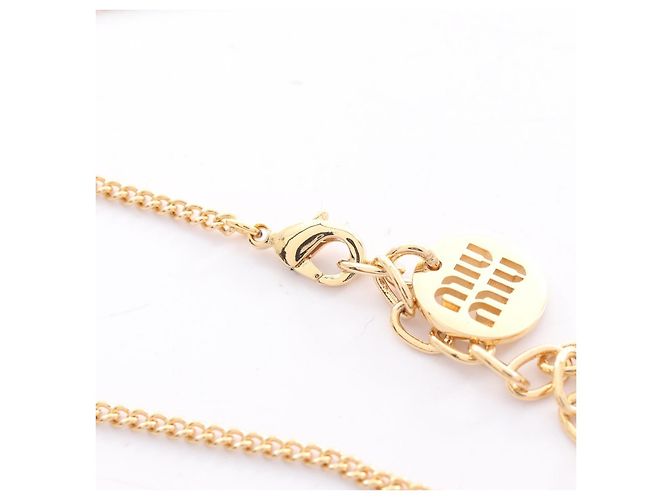 Collar chapado en oro Miu Miu - vista 6