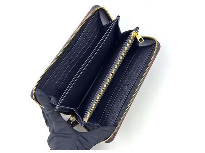 Zippy Geldbörse aus Monogramm-Leder von Louis Vuitton Rot - Ansicht 3