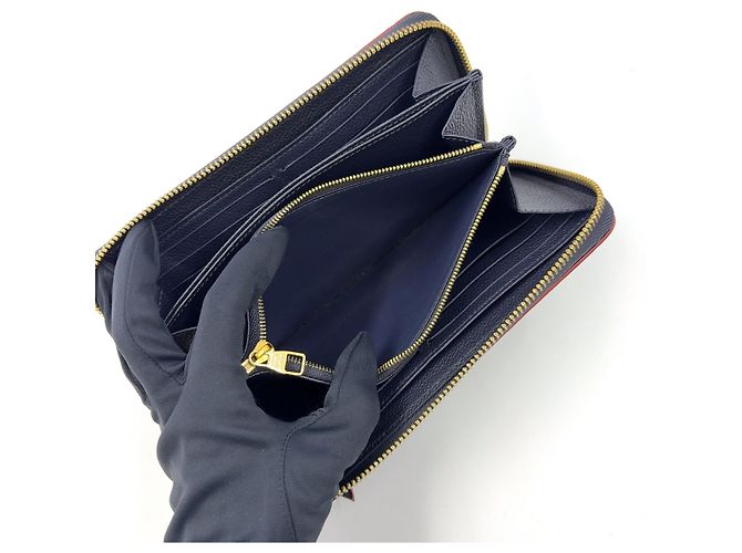 Zippy Geldbörse aus Monogramm-Leder von Louis Vuitton Rot - Ansicht 4