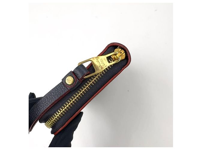 Zippy Geldbörse aus Monogramm-Leder von Louis Vuitton Rot - Ansicht 8