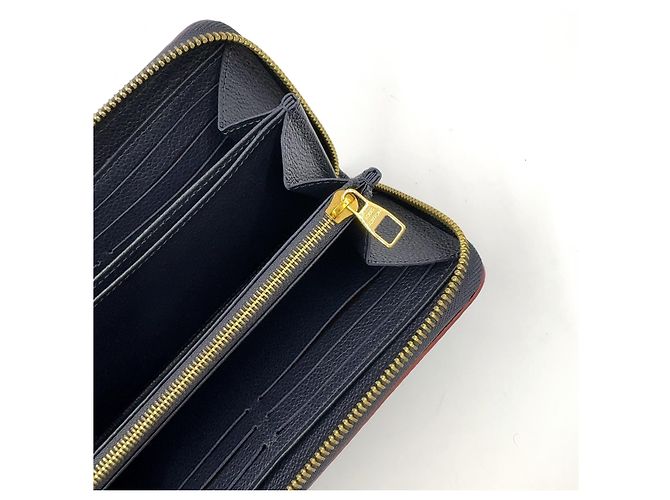 Zippy Geldbörse aus Monogramm-Leder von Louis Vuitton Rot - Ansicht 9