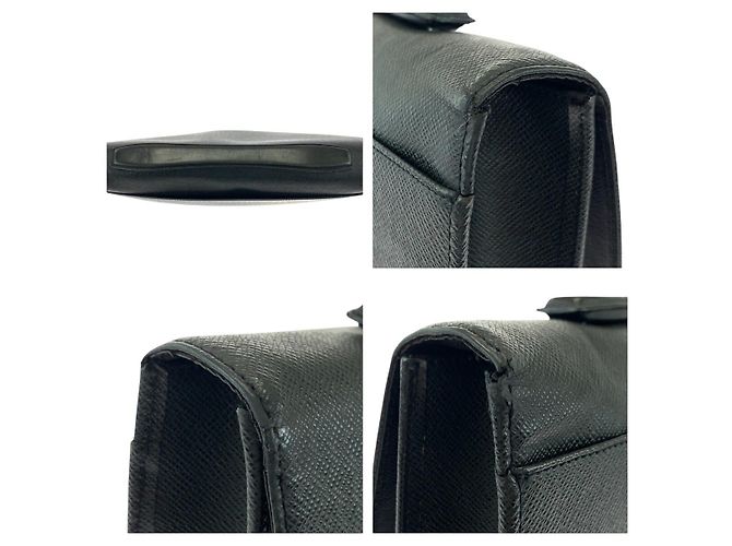 Borsa Louis Vuitton Taiga Angara Nero - vista 5