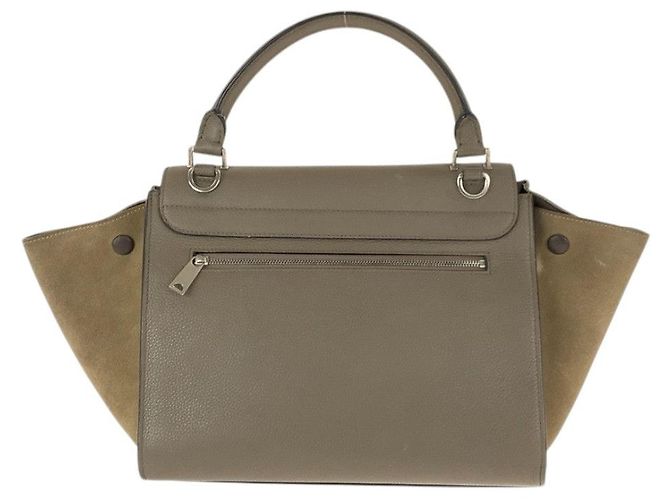Céline Borsa da viaggio in pelle Celine Grigio - vista 2