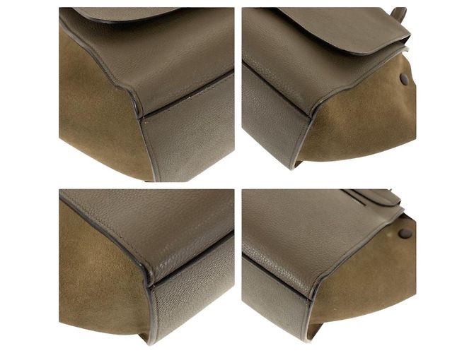 Céline Borsa da viaggio in pelle Celine Grigio - vista 3