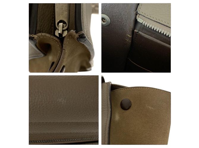 Céline Borsa da viaggio in pelle Celine Grigio - vista 4