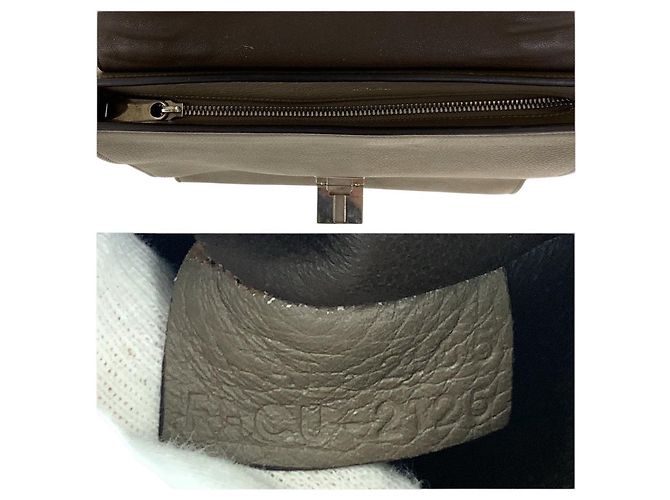 Céline Borsa da viaggio in pelle Celine Grigio - vista 6
