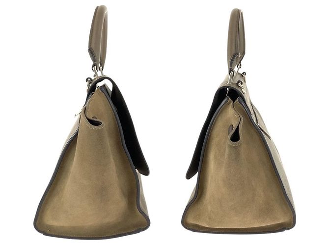 Céline Borsa da viaggio in pelle Celine Grigio - vista 8