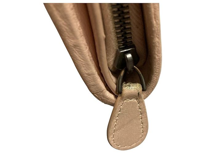 Bottega Veneta Intrecciato Python Langbörse Pink - Ansicht 10