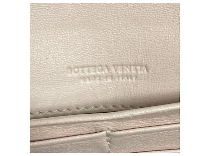 Bottega Veneta Intrecciato Python Langbörse Pink - Ansicht 4