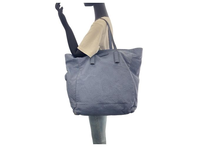 Gucci Leder Tote Bag Blau - Ansicht 7