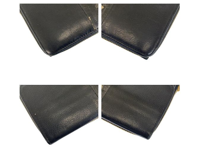 Chloé Portafoglio lungo in pelle nera Chloe Nero - vista 5